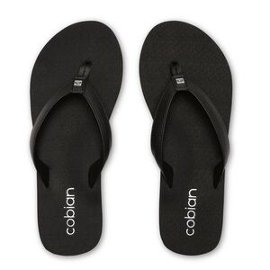 Cobian Skinny Bounce Black Flip Flops NWT size 8